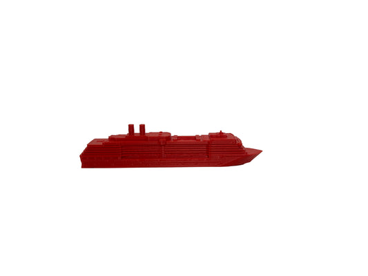 Holland America Eurodam Inspired Mini Cruise Ship - 10 Pack