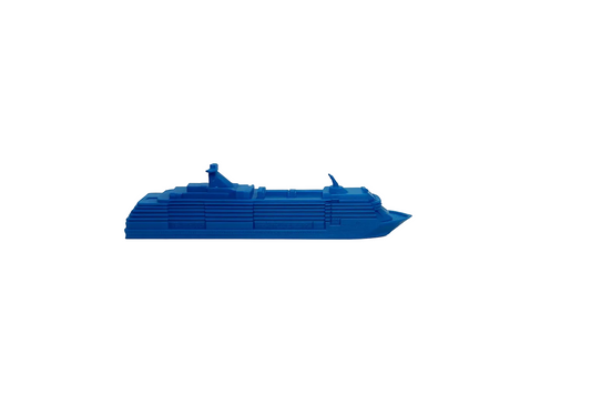 Carnival Miracle Inspired Mini Cruise Ship - 10 Pack